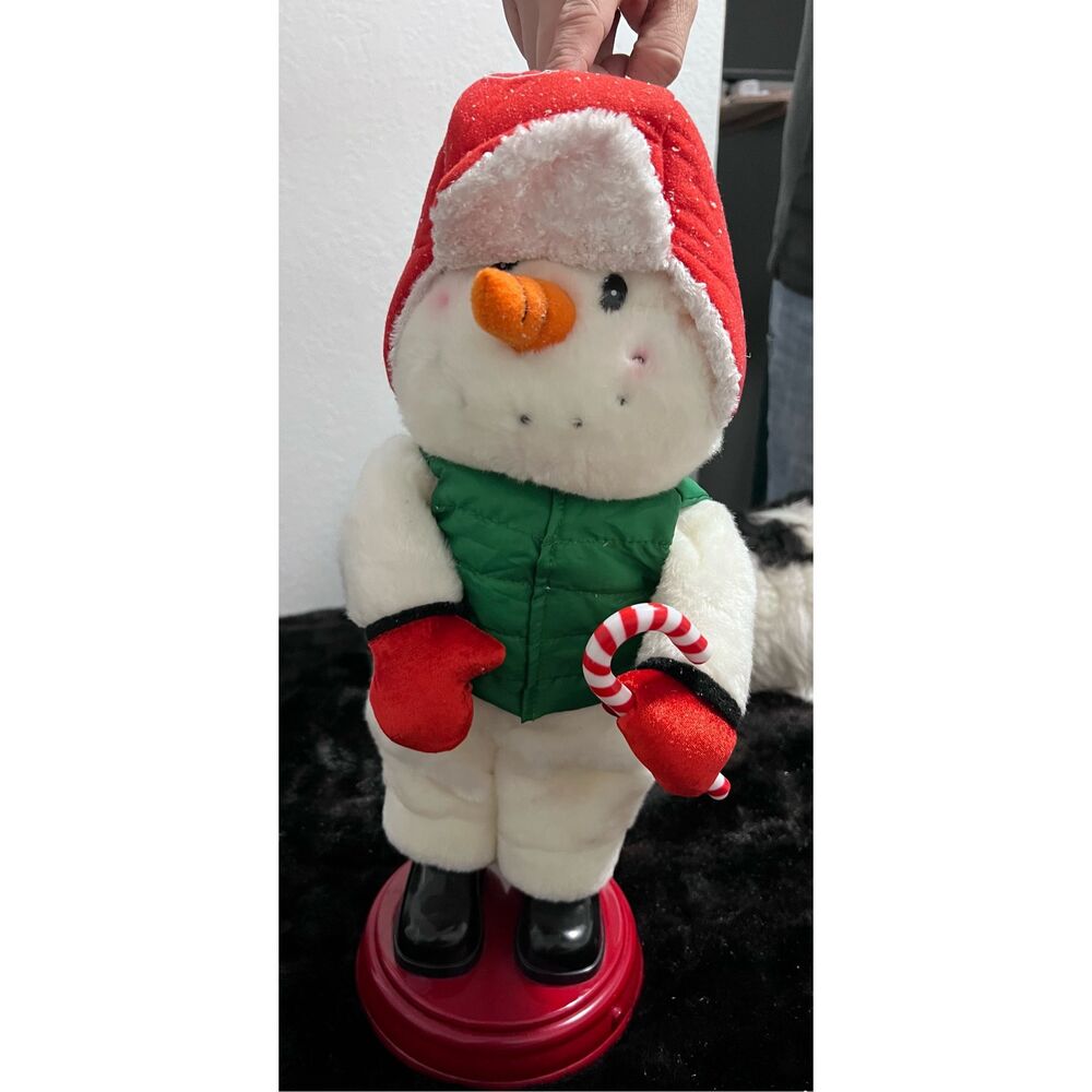 GEMMY CHRISTMAS RETIRED "SHAKE YOUR GROOVE THING" DANCING BOOTY SPINNING SNOWMAN